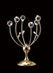 Xeena Crystal Table Lamps Diyas Armed Table Lamps